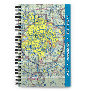 Minneapolis-St Paul International/Wold-Chamberlain Airport (MSP) VFR Sectional Notebook