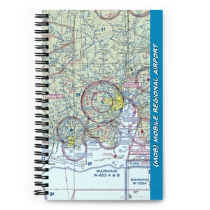 Mobile Regional Airport (MOB) VFR Sectional Notebook