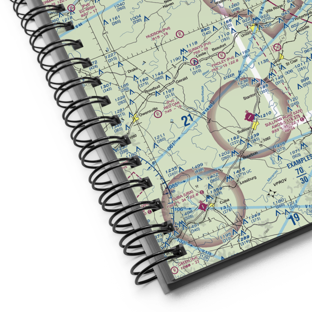 Washington Regional Airport (FYG) VFR Sectional Notebook 