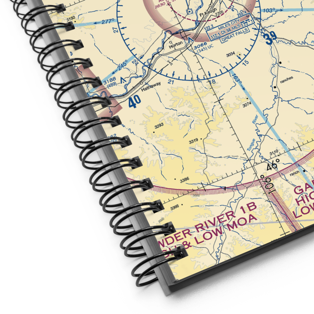 Frank Wiley Field (MLS) VFR Sectional Notebook 