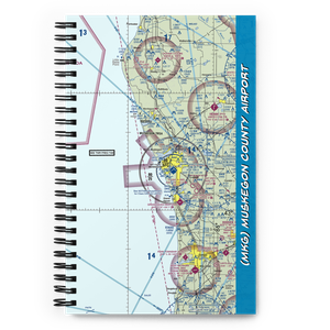 Muskegon County Airport (MKG) VFR Sectional Notebook
