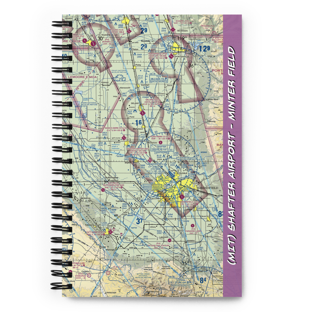 Shafter Airport - Minter Field (MIT) VFR Sectional Notebook 