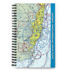 Miami International Airport (MIA) VFR Sectional Notebook