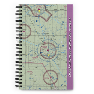Mitchell Municipal Airport (MHE) VFR Sectional Notebook