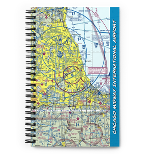 Chicago Midway International Airport (MDW) VFR Sectional Notebook