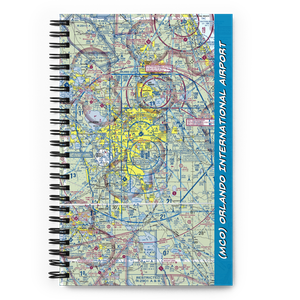 Orlando International Airport (MCO) VFR Sectional Notebook