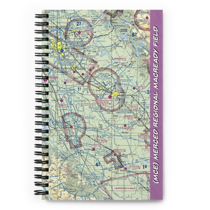 Merced Regional Macready Field (MCE) VFR Sectional Notebook