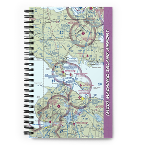 Mackinac Island Airport (MCD) VFR Sectional Notebook