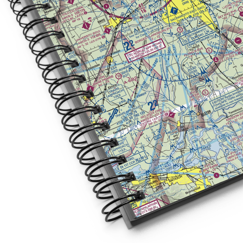 Mc Clellan Airfield (MCC) VFR Sectional Notebook 