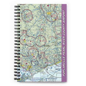 Poplarville Pearl River County Airport (M13) VFR Sectional Notebook