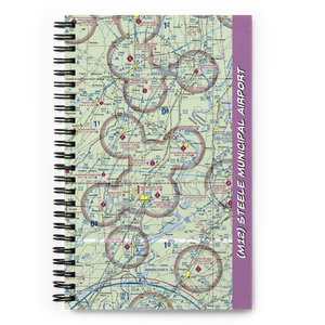 Steele Municipal Airport (M12) VFR Sectional Notebook