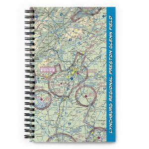 Lynchburg Regional Preston Glenn Field (LYH) VFR Sectional Notebook