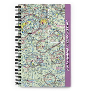 Laurens County Airport (LUX) VFR Sectional Notebook