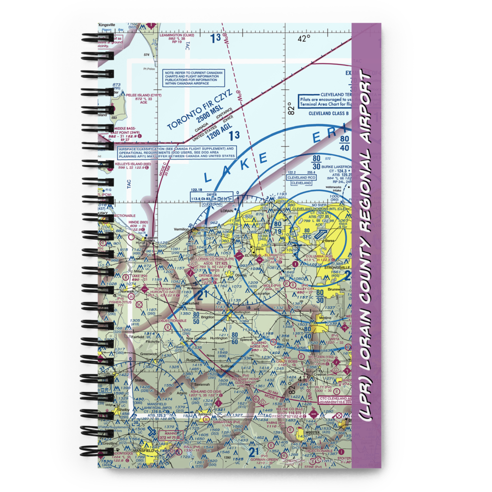 Lorain County Regional Airport (LPR) VFR Sectional Notebook 