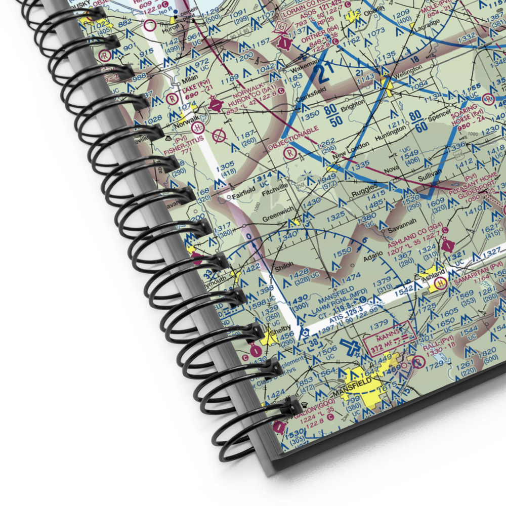 Lorain County Regional Airport (LPR) VFR Sectional Notebook 