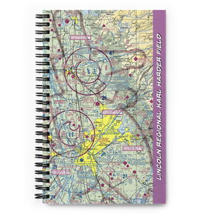 Lincoln Regional Karl Harder Field (LHM) VFR Sectional Notebook