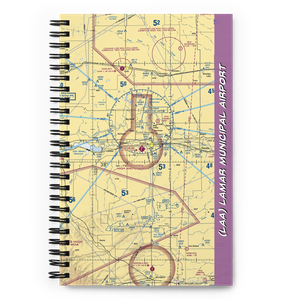 Lamar Municipal Airport (LAA) VFR Sectional Notebook