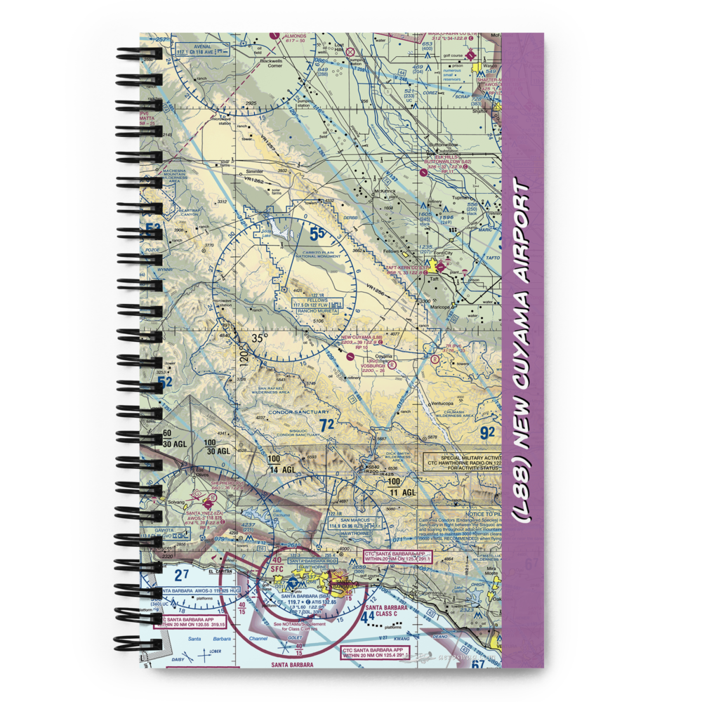 New Cuyama Airport (L88) VFR Sectional Notebook 