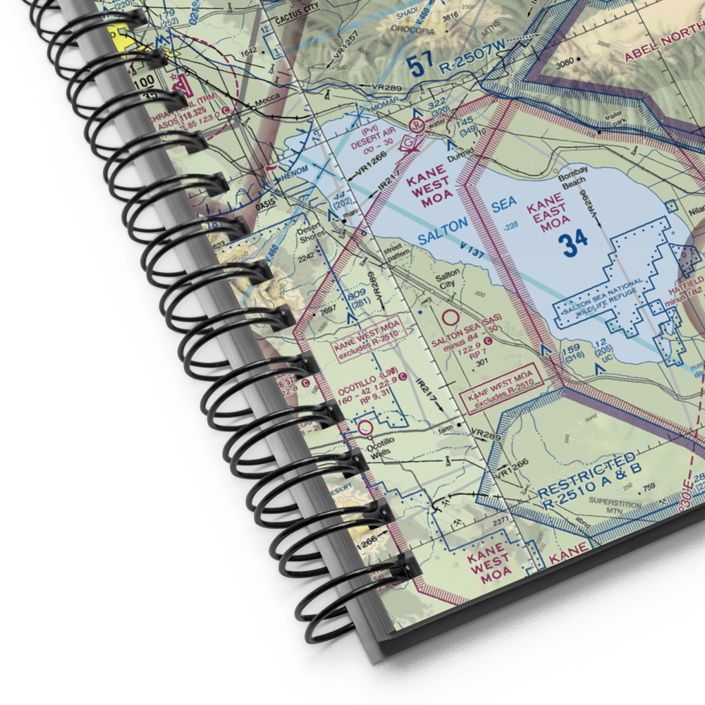 Chiriaco Summit Airport (L77) VFR Sectional Notebook 