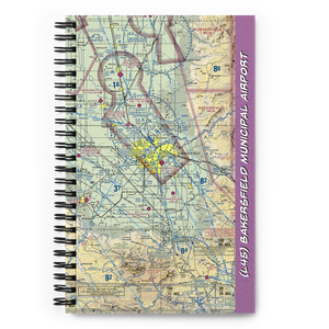Bakersfield Municipal Airport (L45) VFR Sectional Notebook