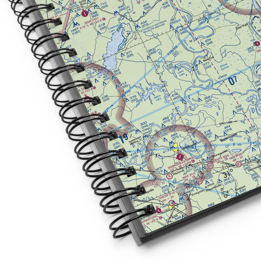 Jonesville Airport (L32) VFR Sectional Notebook 