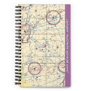 Beaver Municipal Airport (K44) VFR Sectional Notebook