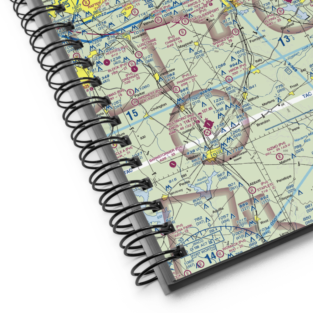 Mid Way Regional Airport (JWY) VFR Sectional Notebook 