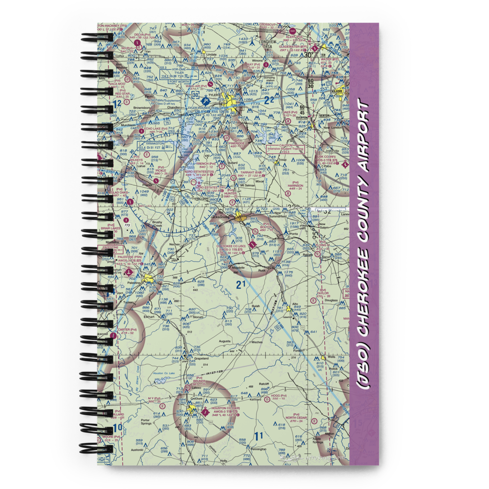 Cherokee County Airport (JSO) VFR Sectional Notebook 