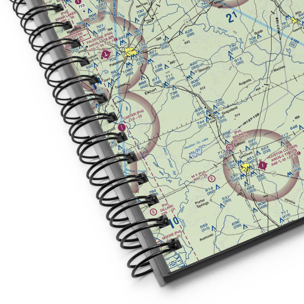 Cherokee County Airport (JSO) VFR Sectional Notebook 