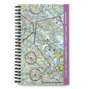 Williamsburg Jamestown Airport (JGG) VFR Sectional Notebook