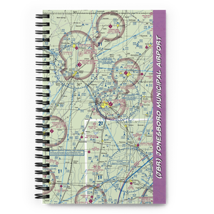 Jonesboro Municipal Airport (JBR) VFR Sectional Notebook