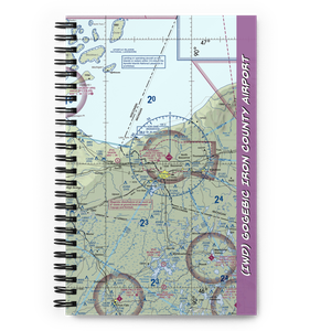 Gogebic Iron County Airport (IWD) VFR Sectional Notebook