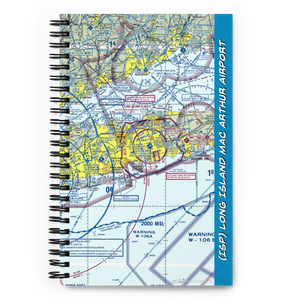 Long Island Mac Arthur Airport (ISP) VFR Sectional Notebook