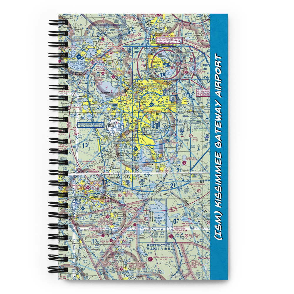 Kissimmee Gateway Airport (ISM) VFR Sectional Notebook 