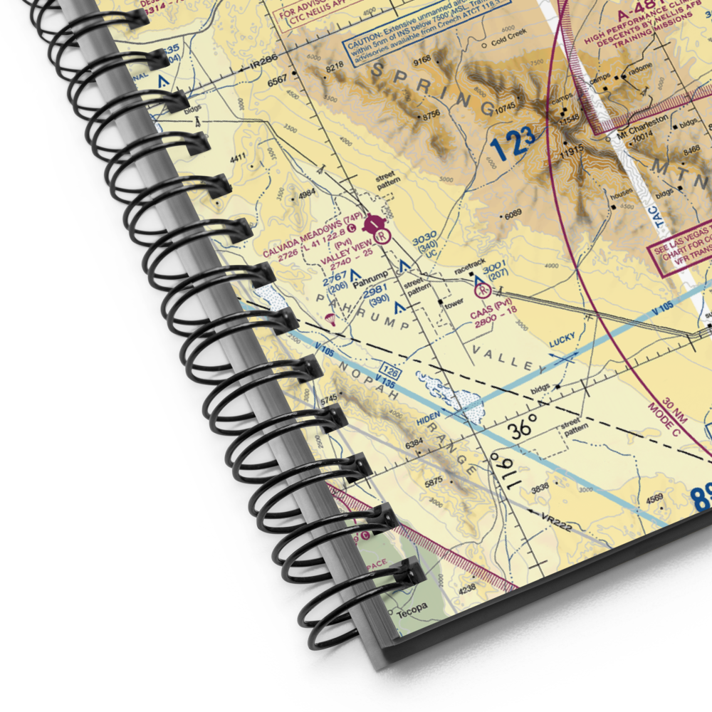 Creech Air Force Base (INS) VFR Sectional Notebook 