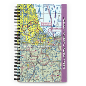 Lansing Municipal Airport (IGQ) VFR Sectional Notebook