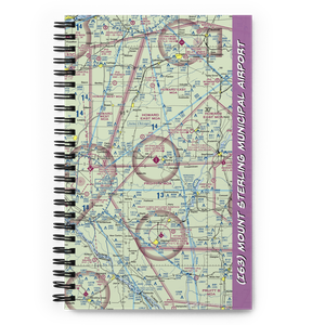 Mount Sterling Municipal Airport (I63) VFR Sectional Notebook