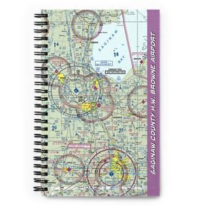 Saginaw County H.W. Browne Airport (HYX) VFR Sectional Notebook
