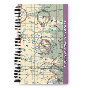 Hays Regional Airport (HYS) VFR Sectional Notebook