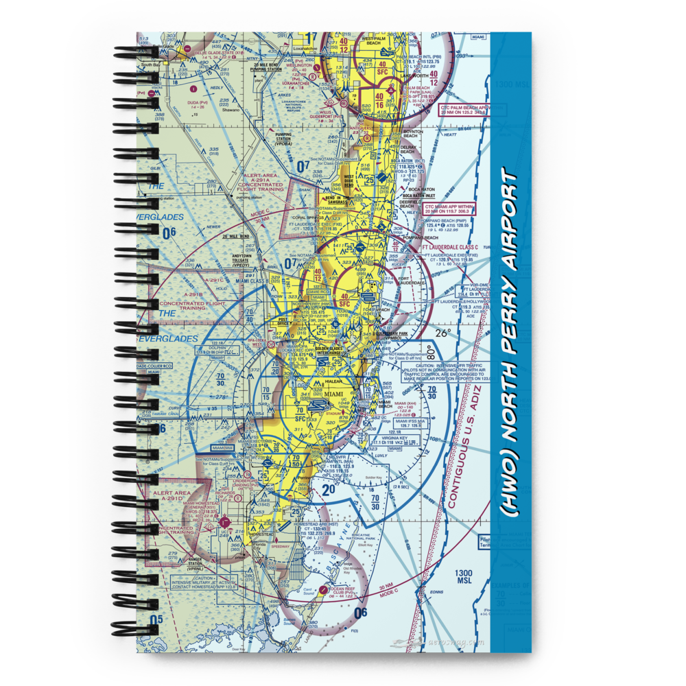 North Perry Airport (HWO) VFR Sectional Notebook 