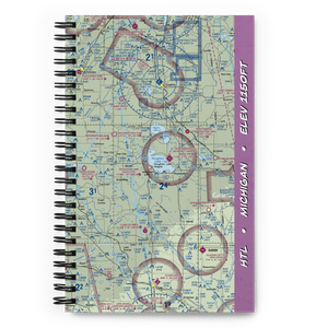 Roscommon County - Blodgett Memorial Airport (HTL) VFR Sectional Notebook