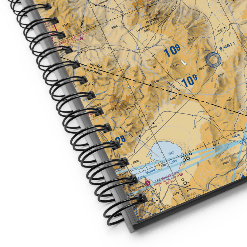 Hawthorne Industrial Airport (HTH) VFR Sectional Notebook 