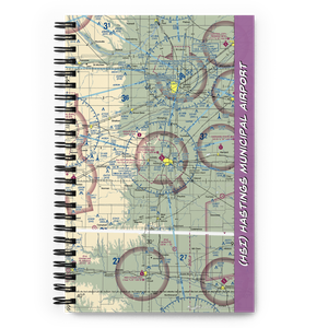 Hastings Municipal Airport (HSI) VFR Sectional Notebook