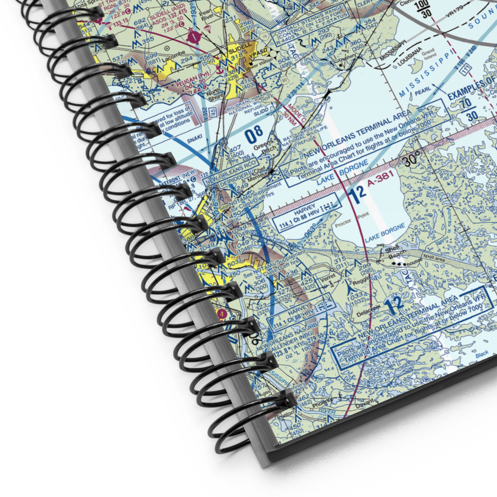 Stennis International Airport (HSA) VFR Sectional Notebook 