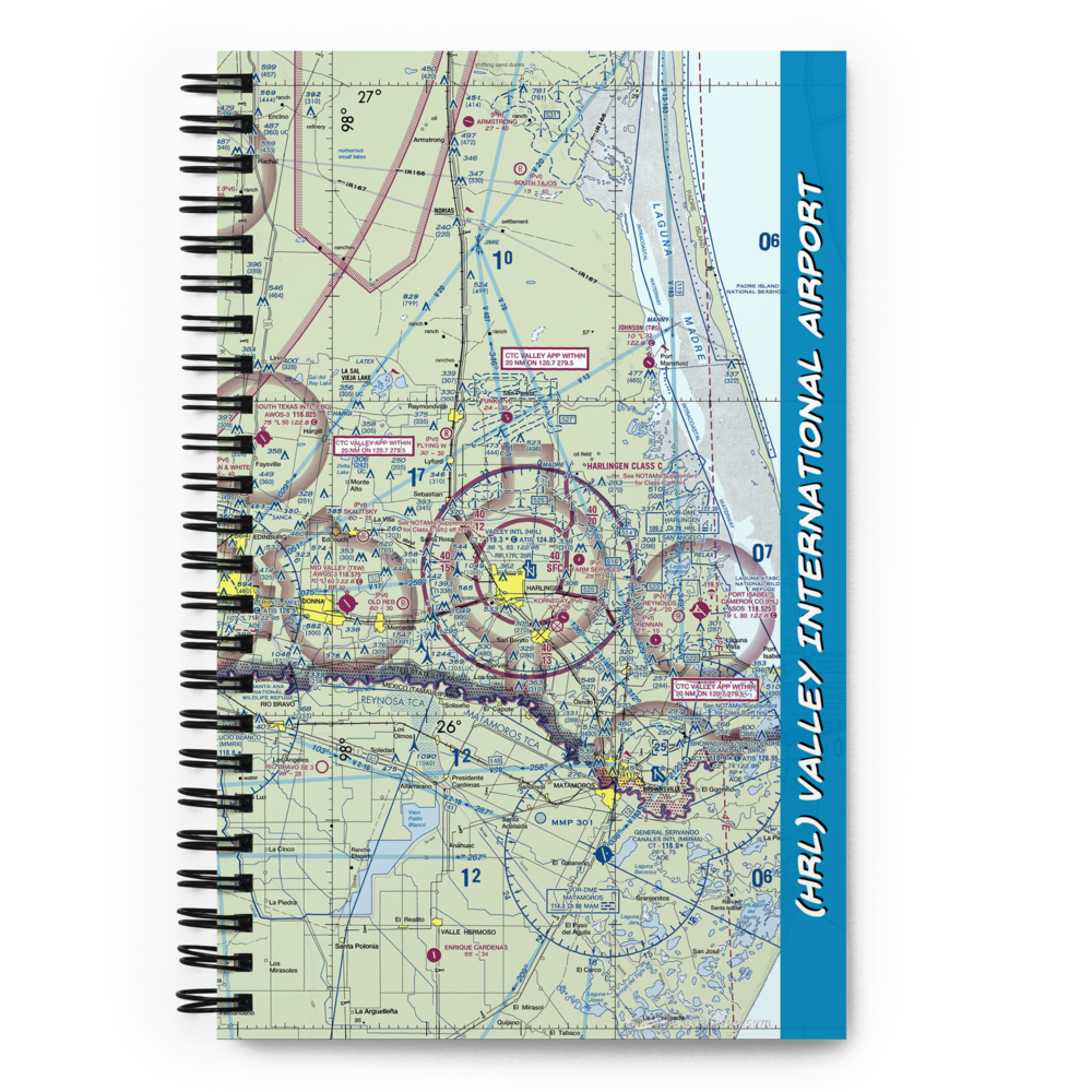 Valley International Airport (HRL) VFR Sectional Notebook 