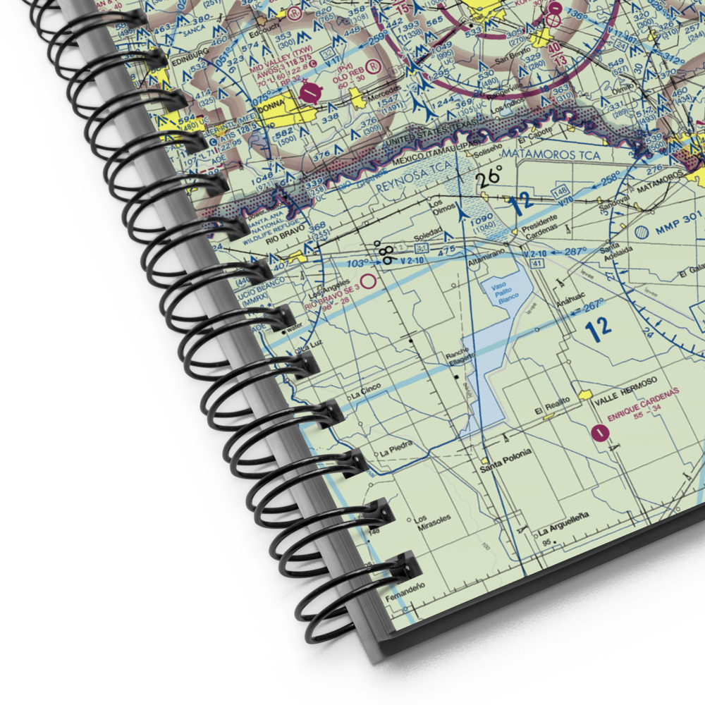 Valley International Airport (HRL) VFR Sectional Notebook 