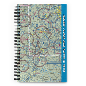 Wheeling Ohio County Airport (HLG) VFR Sectional Notebook