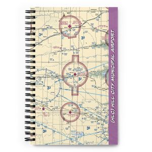 Hill City Municipal Airport (HLC) VFR Sectional Notebook