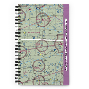 Hebron Municipal Airport (HJH) VFR Sectional Notebook