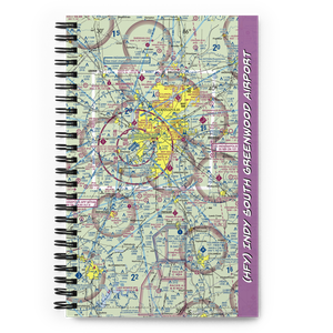 Indy South Greenwood Airport (HFY) VFR Sectional Notebook